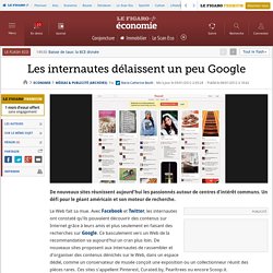 Médias & Publicité : Les internautes délaissent un peu Google