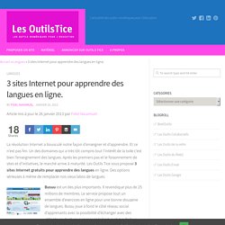 3 sites Internet pour apprendre des langues en ligne