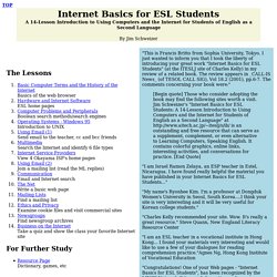 Internet Basics for ESL Students - 00 - Main Page