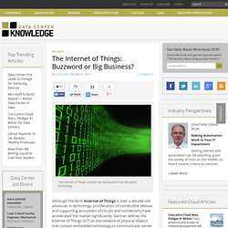The Internet of Things: Buzzword or Big Business?
