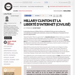 Hillary Clinton et la liberté d’Internet (civilisé) » Article » OWNI, Digital Journalism