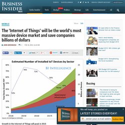 The 'Internet of Things' will be the world's most massive device market and save companies billions of dollars