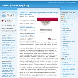 Internet & Democracy Blog