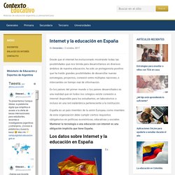 Internet y la educación en España - Contexto Educativo