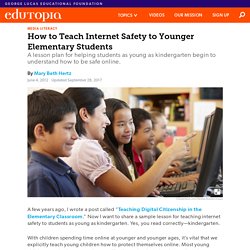 How to Teach Internet Safety to Younger Elementary Students