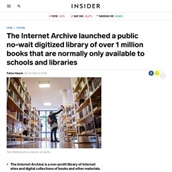 The Internet Archive launched an emergency library amid coronavirus