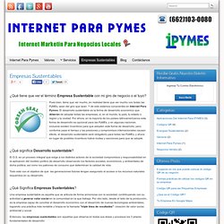 Empresas Sustentables » Internet Para Pymes