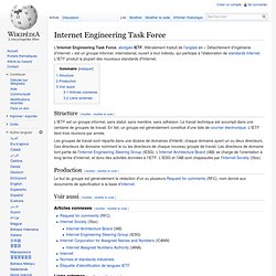 Internet Engineering Task Force - WikipÃ©dia