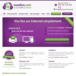 Fax Gratuit par Internet - MonFax.com