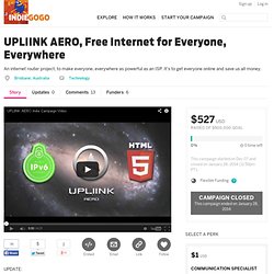 UPLIINK AERO, Free Internet for Everyone, Everywhere