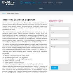 Internet Explorer Support