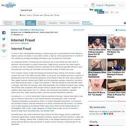 Internet Fraud legal definition of Internet Fraud