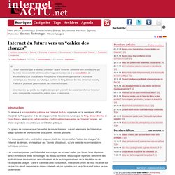 Internet du futur : vers un “cahier des charges” | InternetActu.