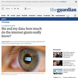 Me and my data: how much do the internet giants really know?