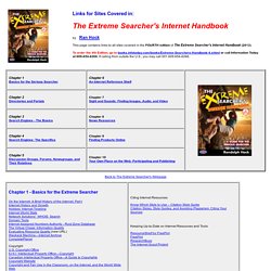 Internet Handbook Links