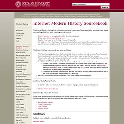 Internet History Sourcebooks