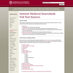 Internet History Sourcebooks