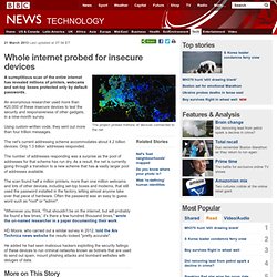 Whole internet probed for insecure devices