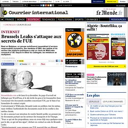 Brussels Leaks s’attaque aux secrets de l’UE