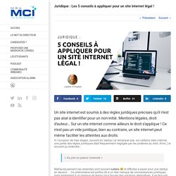 5 conseils pour un 1 internet légal