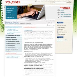 Informe-toi / Internet / L'information sur Internet