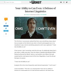 Internet Linguistics