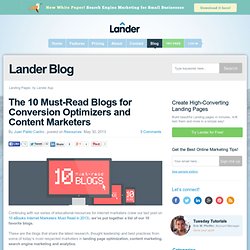 The 10 Must-Read Blogs for Internet Marketers
