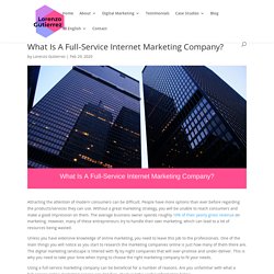 What Is A Full-Service Internet Marketing Company?