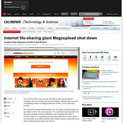 Internet file-sharing giant shut down - Technology & Science