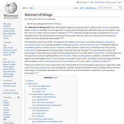 Internet of things - Wikipedia