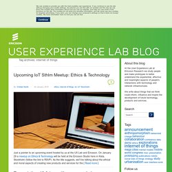 internet of things - UX Blog