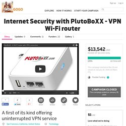 Internet Security with PlutoBoXX - VPN Wi-Fi router