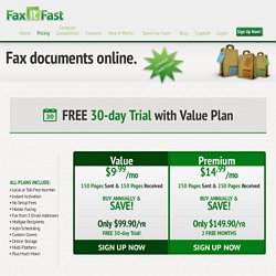 fax multiple documents online