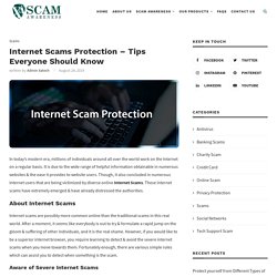 Internet Scams Protection - Tips Everyone Should Know