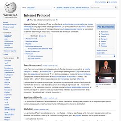 Internet Protocol - WikipÃ©dia