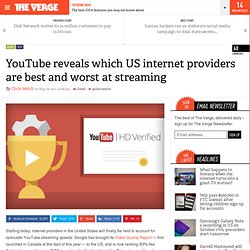 YouTube reveals which US internet providers are best and worst at streaming