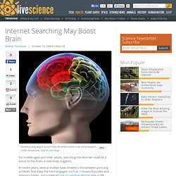 Internet Searching May Boost Brain