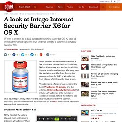 A look at Intego Internet Security Barrier X6 for OS X