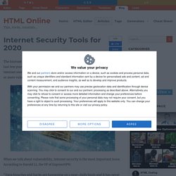 Best Internet Security Software Tools in 2020