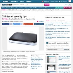 25 internet security tips