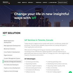 IoT(Internet Of Things) Solutions & Services in Toronto, Canada