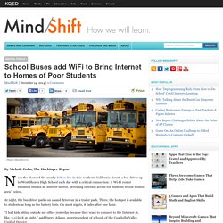 School Buses add WiFi to Bring Internet to Homes of Poor Students