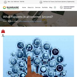 What Happens in an Internet Second? - Sunraise Websolutions