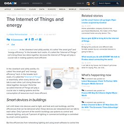 The Internet of Things and energy