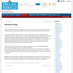 Deccan Herald » Blog Archive » Internet of Things