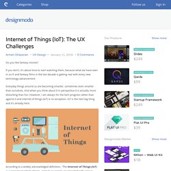 Internet of Things (IoT): The UX Challenges