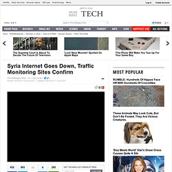 Syria Internet Goes Down, Traffic Monitoring Sites Confirm - Iceweasel