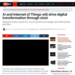AI and Internet of Things will drive digital transformation through 2020