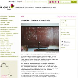 Internet ABC: Urheberrecht in der Schule