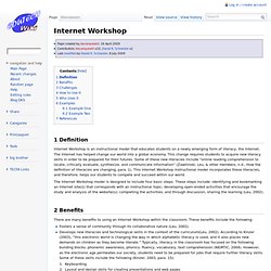 EduTech Wiki: Internet Workshop